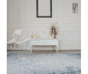 Акриловий килим Vals W2218C L.Blue-C.Blue - Висока якість за найкращою ціною в Україні