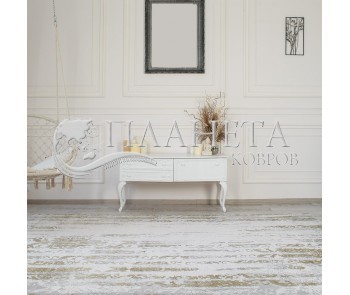 Arylic carpet VALS W6177 Ivory-Green - high quality at the best price in Ukraine