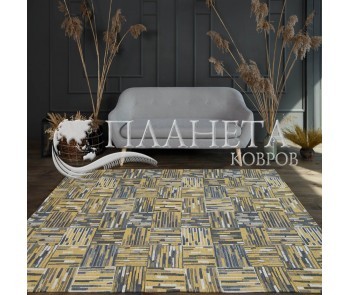 Синтетичний килим ALMINA 108765 8-green/grey - Висока якість за найкращою ціною в Україні