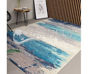 Синтетичний килим ALMINA 118552 2-grey/blue - Висока якість за найкращою ціною в Україні