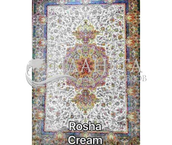 Иранский ковер Diba Carpet Rosha cream - высокое качество по лучшей цене в Украине