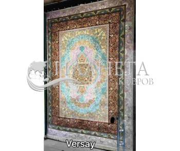 Иранский ковер Diba Carpet Versay gray-brown-copper - высокое качество по лучшей цене в Украине