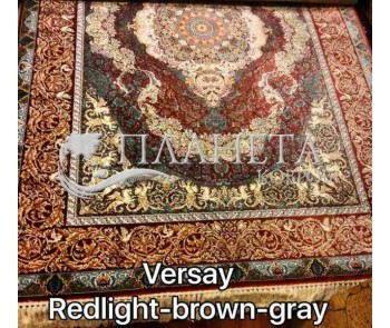 Иранский ковер Diba Carpet Versay redlight-brown-gray - высокое качество по лучшей цене в Украине