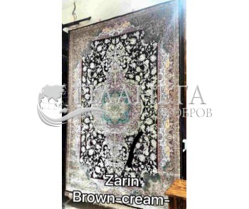 Iranian carpet Diba Carpet Zarin brown-cream-black - high quality at the best price in Ukraine