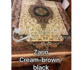 Iranian carpet Diba Carpet Zarin cream-brown-black - high quality at the best price in Ukraine