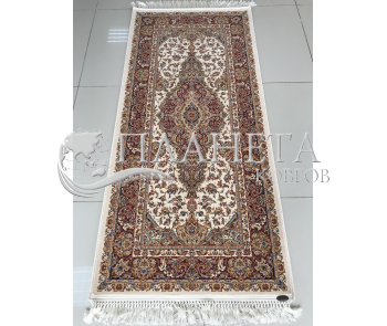 High-density carpet Abrishim 3811A Cream / D.Red - high quality at the best price in Ukraine