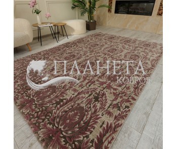 Високощільний килим Crystal 9553A Tulip Wood-Cream - Висока якість за найкращою ціною в Україні