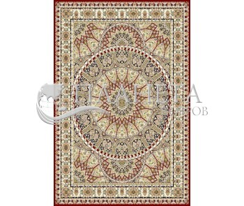 Иранский ковер Marshad Carpet 3008 Red - высокое качество по лучшей цене в Украине