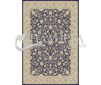 Iranian carpet Marshad Carpet 3012 Dark Blue - high quality at the best price in Ukraine