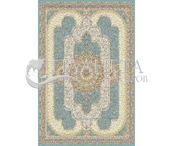 Иранский ковер Marshad Carpet 3015 Blue - высокое качество по лучшей цене в Украине