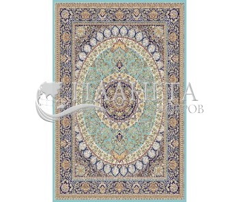 Iranian carpet Marshad Carpet 3016 Blue - high quality at the best price in Ukraine