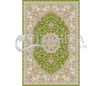 Иранский ковер Marshad Carpet 3017 Green - высокое качество по лучшей цене в Украине