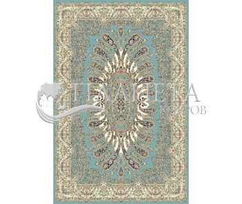 Иранский ковер Marshad Carpet 3025 Blue - высокое качество по лучшей цене в Украине