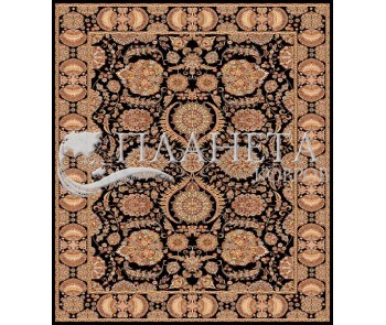 Иранский ковер Marshad Carpet 3043 Black - высокое качество по лучшей цене в Украине