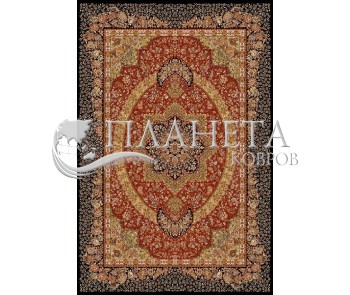 Iranian carpet Marshad Carpet 3053 Dark Red Black - high quality at the best price in Ukraine