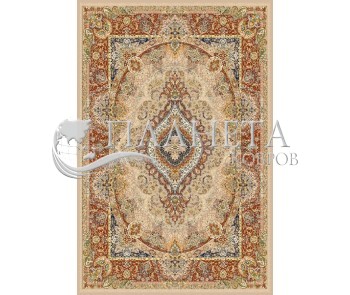 Иранский ковер Marshad Carpet 3054 Beige Red - высокое качество по лучшей цене в Украине