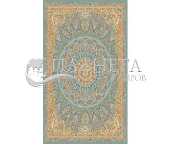 Иранский ковер Marshad Carpet 3055 Blue - высокое качество по лучшей цене в Украине