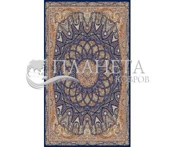 Иранский ковер Marshad Carpet 3055 Dark Blue - высокое качество по лучшей цене в Украине