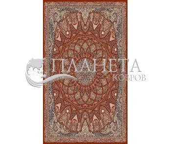 Иранский ковер Marshad Carpet 3055 Dark Red - высокое качество по лучшей цене в Украине