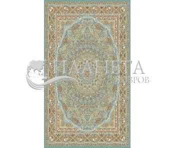 Иранский ковер Marshad Carpet 3056 Blue - высокое качество по лучшей цене в Украине