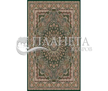 Иранский ковер Marshad Carpet 3056 Dark Green - высокое качество по лучшей цене в Украине