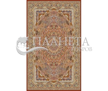 Иранский ковер Marshad Carpet 3056 Dark Red - высокое качество по лучшей цене в Украине