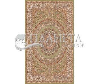 Иранский ковер Marshad Carpet 3057 Light Green - высокое качество по лучшей цене в Украине