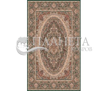 Иранский ковер Marshad Carpet 3059 Dark Green - высокое качество по лучшей цене в Украине