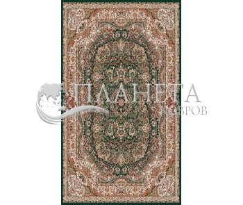 Иранский ковер Marshad Carpet 3060 Dark Green - высокое качество по лучшей цене в Украине