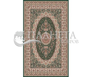 Иранский ковер Marshad Carpet 3064 Dark Green - высокое качество по лучшей цене в Украине