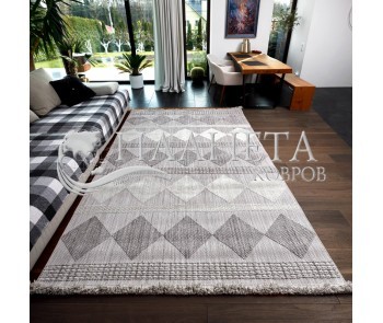 Napless carpet AGRA EO61A l.grey/white - high quality at the best price in Ukraine