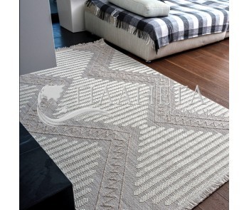 Napless carpet AGRA EN18A l.grey/beige - high quality at the best price in Ukraine