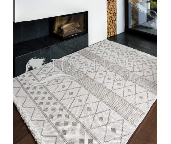 Napless carpet AGRA EN76A white/beige - high quality at the best price in Ukraine