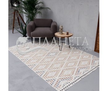 Synthetic carpet HELSINKI FD63A cream/terra - high quality at the best price in Ukraine