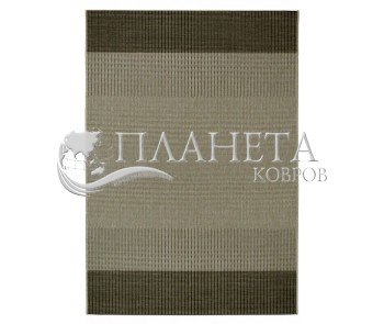 Безворсовый ковер Natura 20338 Silver Black - высокое качество по лучшей цене в Украине