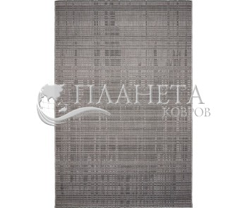 Безворсовый ковер Natura 20572 Silver-Black - высокое качество по лучшей цене в Украине