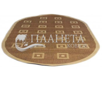 Безворсовый ковер Sisal 00012 gold-cream - высокое качество по лучшей цене в Украине