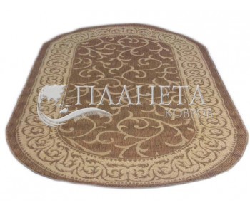 Безворсовый ковер Sisal 00014 gold-cream - высокое качество по лучшей цене в Украине