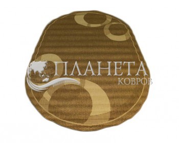 Безворсовый ковер Sisal 00026 gold-cream - высокое качество по лучшей цене в Украине