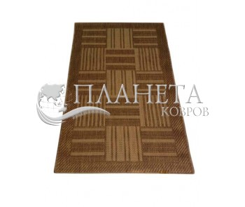 Безворсовый ковер Sisal 00041 gold-beige - высокое качество по лучшей цене в Украине