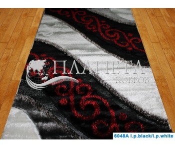Высоковорсный ковер Allure Cosmo LEATHER 6048A i.p.black-i.p.white - высокое качество по лучшей цене в Украине