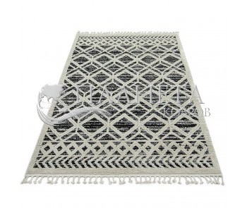 Синтетичний килим Bilbao Y584A ANTRASIT/WHITE - Висока якість за найкращою ціною в Україні