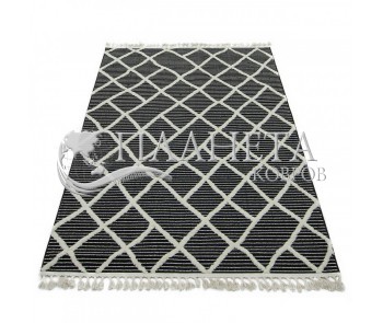 Синтетичний килим Bilbao Y619A ANTRASIT/WHITE - Висока якість за найкращою ціною в Україні