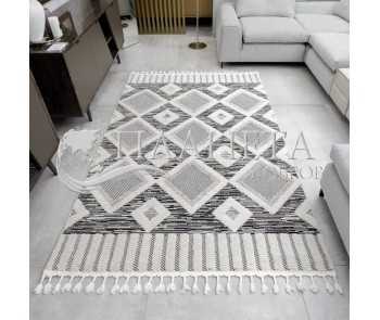 Синтетичний килим Bilbao Y523A antrasit/white - Висока якість за найкращою ціною в Україні