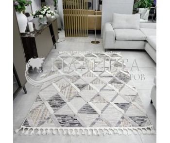 Синтетичний килим Bilbao Z703A white/multi - Висока якість за найкращою ціною в Україні