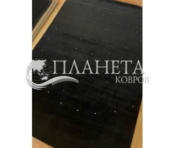 Високоворсний килим Lalee Diamond 147 BLACK - Висока якість за найкращою ціною в Україні