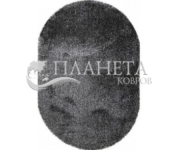 Высоковорсный ковер Puffy-4B P001A black/grey - высокое качество по лучшей цене в Украине