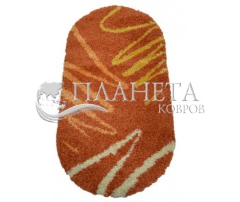 Высоковорсный ковер Shaggy 0791 terracotta - высокое качество по лучшей цене в Украине