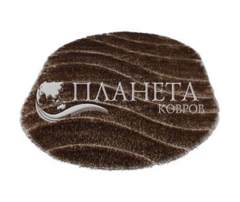 Високоворсний килим Therapy 2228B p.brown-p.brown - Висока якість за найкращою ціною в Україні