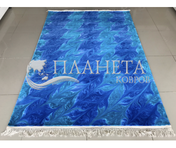 Акриловый ковер Ebru 9999A blue - высокое качество по лучшей цене в Украине